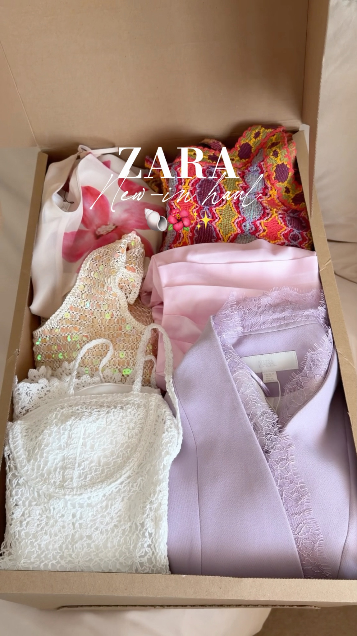 Zara new-in unboxing!! 🌺🐚✨ so many gorgeous pieces!!

#LTKsummer #LTKunboxing #LTKuk