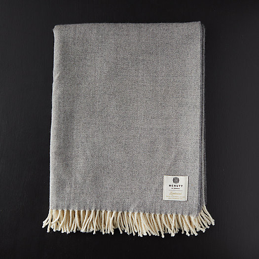 Merino Wool Herringbone Throw | Terrain