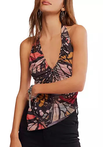 Butterfly Effect Halter Top | Belk