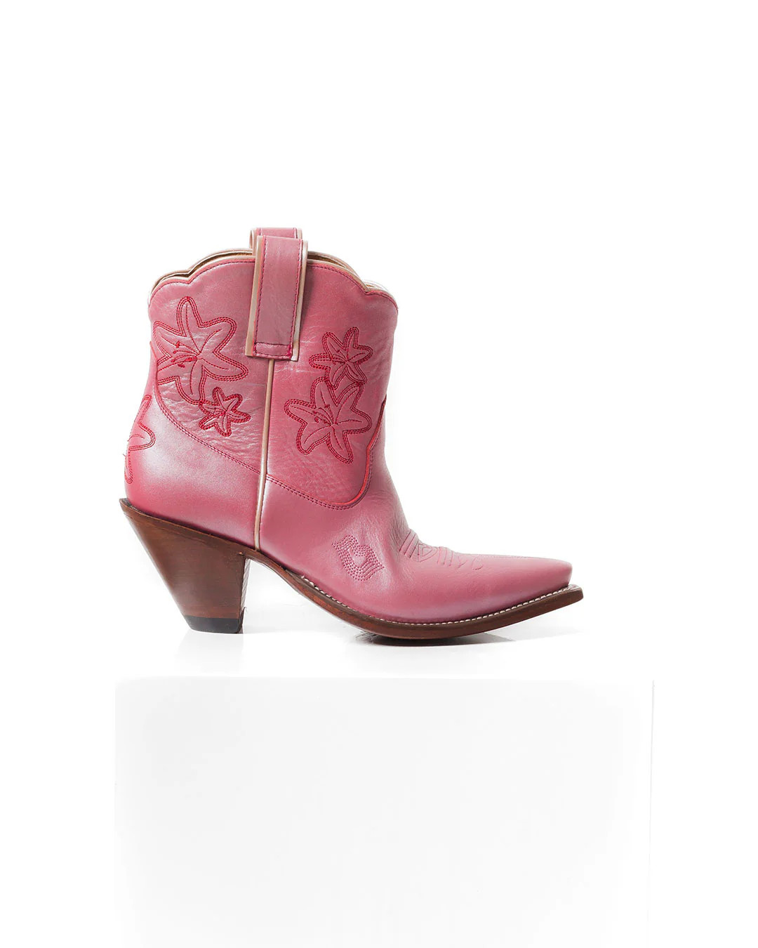 Bliss Bootie - Metallic Raspberry/Fuchsia | Women's Western Cowgirl Booties | Besita Boots | Besita Boots