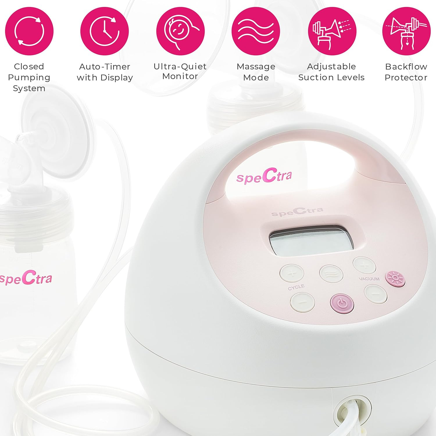 Spectra - S2 Plus Electric Breast Milk Pump for Baby Feeding - Convenient Breast Feeding Support | Amazon (US)
