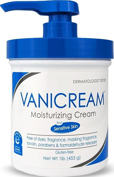 Moisturizing Cream, For Sensitive Skin, 1 lb (453 g), Vanicream | Amazon (US)