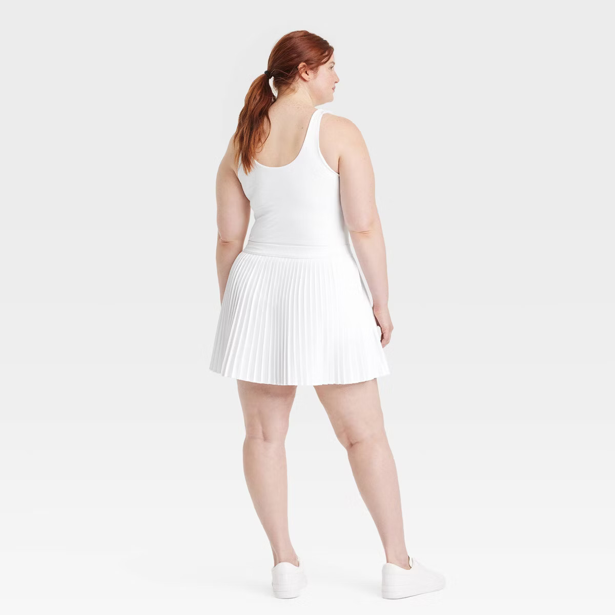 Women's Pleated Active Dress - All In Motion™ White M | Target