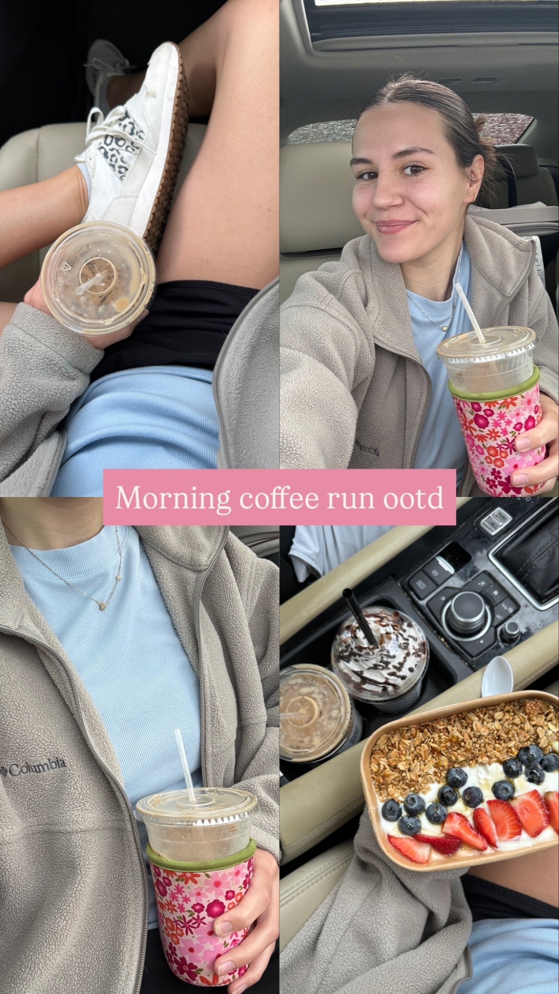 Morning coffee run outfit!!! 
#newbalance #columbia #LTKnewbalance

#LTKSeasonal #LTKActive