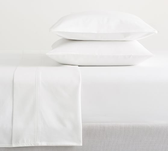 700-Thread-Count Sateen Sheet Set | Pottery Barn (US)