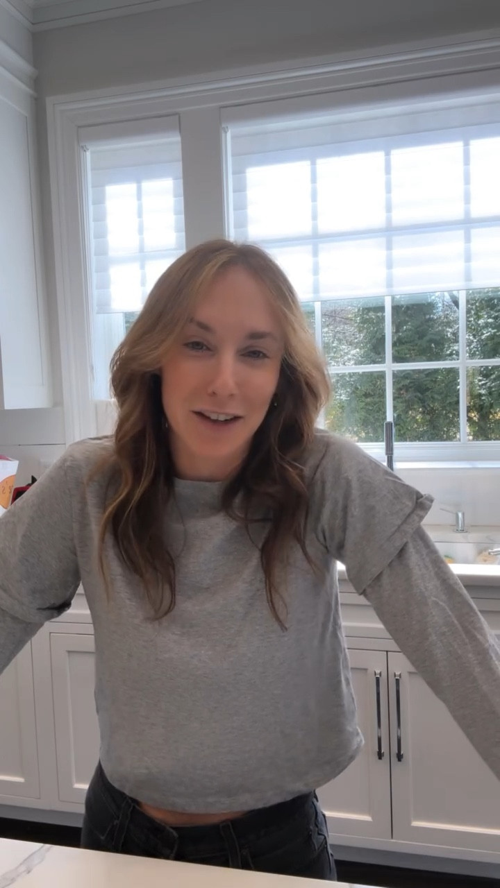 What I wore in this pasta making reel.