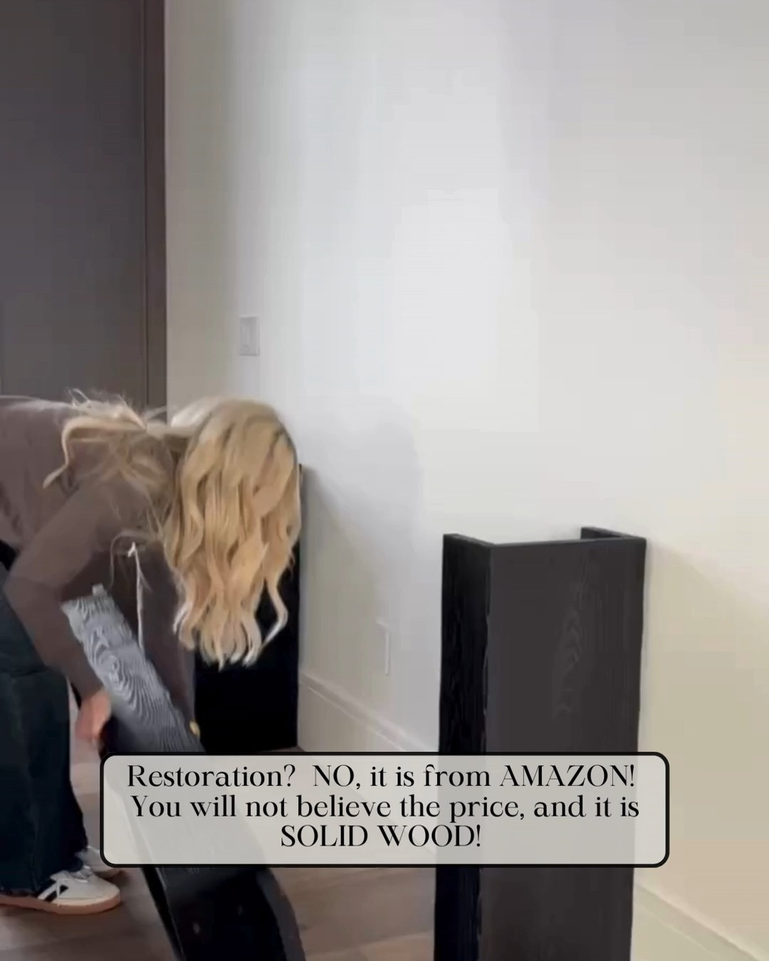 Don’t Miss — SOLID WOOD SIDETABLE! Everyone assumes this RESTORATION HARDWARE style nightstand is designer, but it’s actually an AFFORDABLE Amazon find. The solid wood construction, clean lines, and modern silhouette make it look incredibly high-end while still being budget friendly.

#Amazon #TheHillaryStyle #AmazonHome #SolidWoodFurniture #DesignerFurnitureDupe #ModernOrganicDecor #LuxuryForLess #BedroomStyle #InteriorInspo #AmazonHomeFinds 

 

#LTKOver40 #LTKU #LTKHome