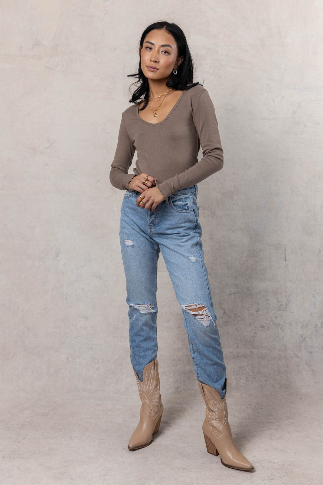 Adriana Straight Leg Denim in Light Wash - böhme | Böhme US