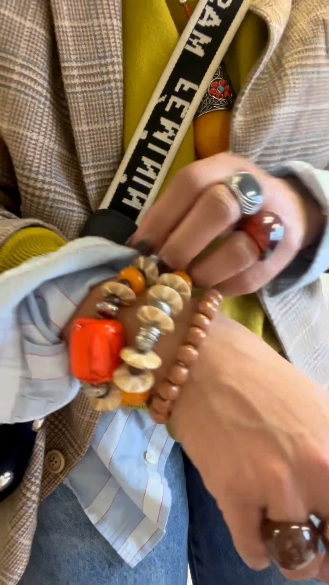 Can’t get enough of Olivia Dean! 🎶 Her music has a permanent spot on my playlist. 💖✨ If you love Olivia Dean too, what’s your favorite song?

#ootd #oliviadean #music
#styleinspo #teachersofinstagram

Blazer: @Macys 
Sweater: @neverfullydressed
Button-up: @urbanoutfitters 
Jeans: @freepeople
Boots: @drmartens
Bag: @shopclarev 
Necklace and Bracelets: @beadit__ 
Rings: @hellobaabs (code STORY20)

#LTKSaleAlert #LTKootd #LTKWorkwear