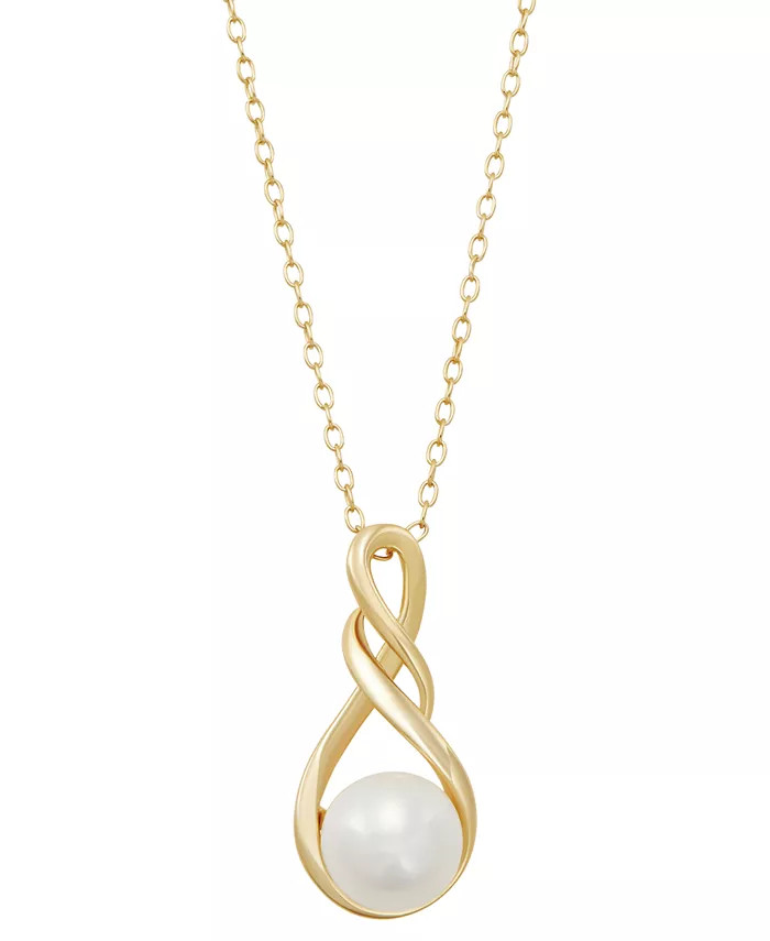 Giani Bernini Cultured Freshwater Pearl (8-1/2mm) 18 | Macy's