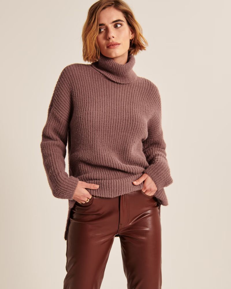 Eyelash Legging-Friendly Turtleneck Sweater | Abercrombie & Fitch (US)