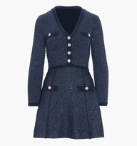 The Lana Dress - Navy Sequin | Hill House Home US