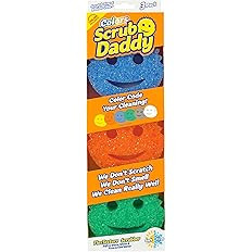 Scrub Daddy Color Sponge - Scratch-Free Multipurpose Dish Sponges for Kitchen, Bathroom + More - ... | Amazon (US)