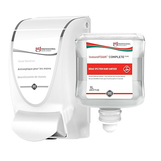 SC Johnson Professional InstantFoam Hand Sanitizer Starter Kit with Dispenser and 1L Foam Hand Sa... | Amazon (US)