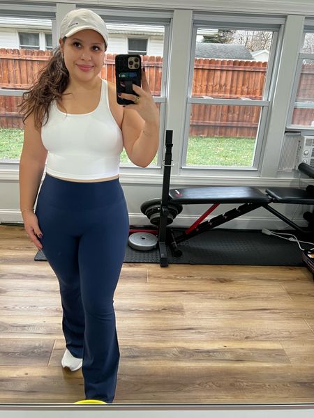 Best workout fit ever! So stinkin soft with a great built in bra and no camel toe seams on workout pants! I’m size medium top & bottom 

#LTKMostLoved 

#LTKfitness #LTKmidsize