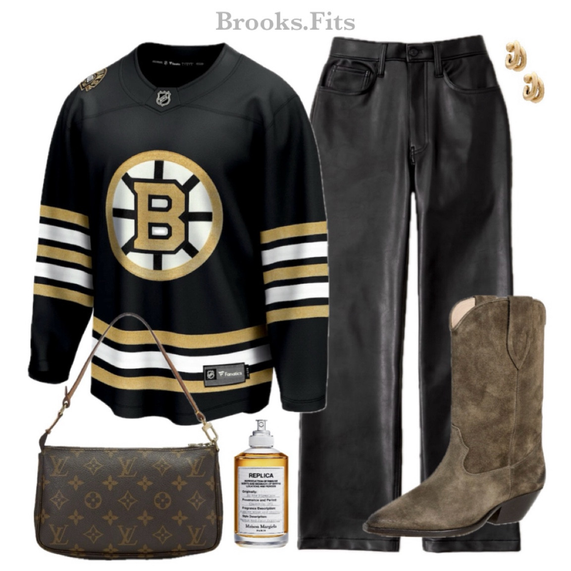 Boston Bruins Game Day Outfit 