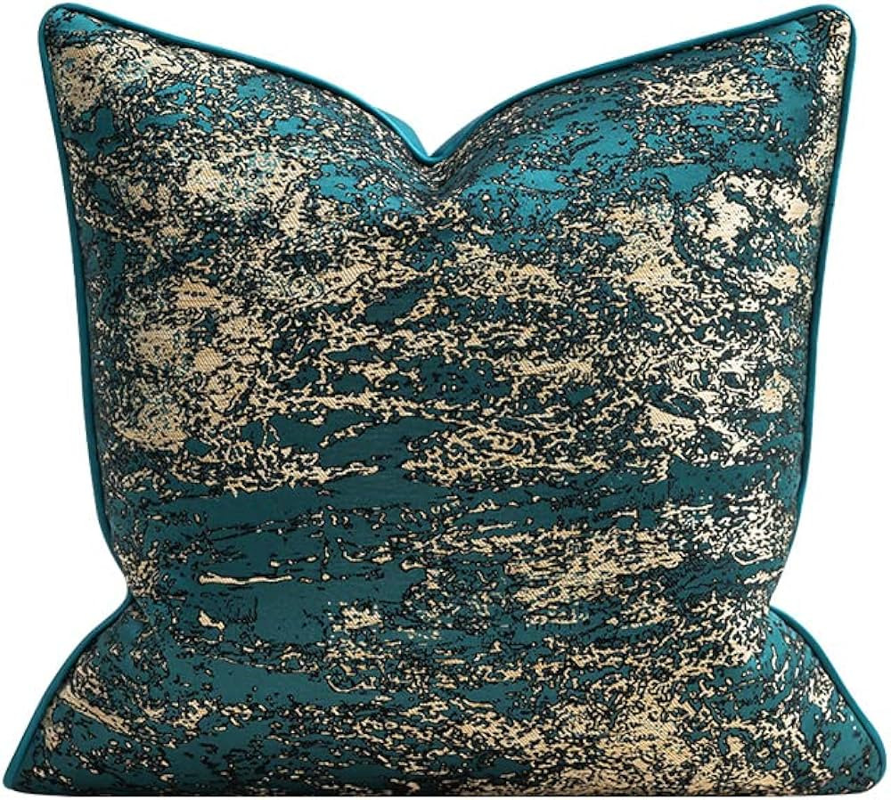 THE-TINOART Emerald Green Pillow Covers Retro Abstract Luxury Modern Throw Pillow Cover Teal Gree... | Amazon (US)
