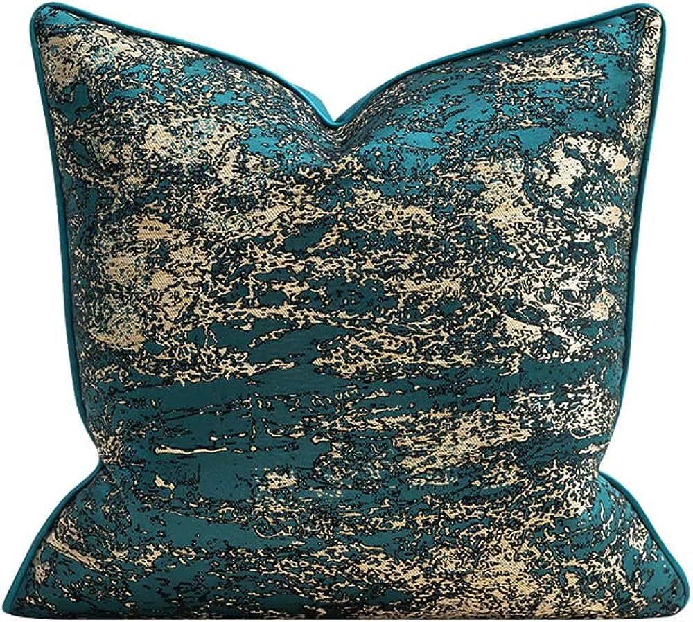 Amazon.com: THE-TINOART Emerald Green Pillow Covers Retro Abstract Luxury Modern Throw Pillow Cov... | Amazon (US)