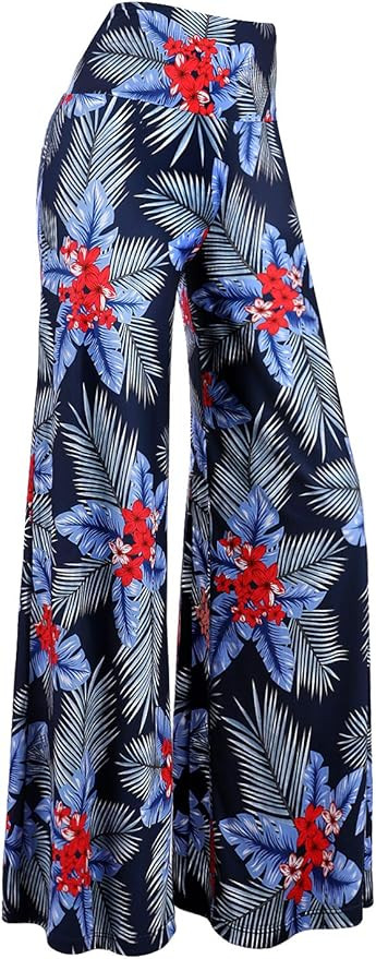 Arolina Women's Stretchy Wide Leg Palazzo Lounge Pants | Amazon (US)