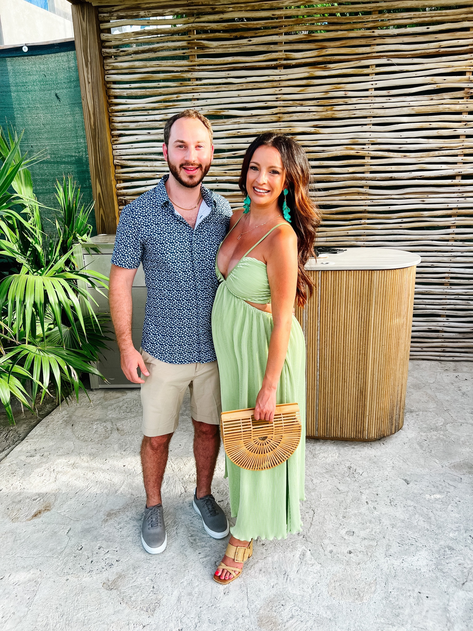 A babymoon throwback because I LOVED this green dress and it’s finally re-stocked in all sizes. I’m in a Large to allow room for the bump but could have done a medium and I’m 5’3”.

#vicirestock #bumpfriendly #pregnancy #maternity #babymoon #honeymoon #greendress #weddingguestdress #limegreen #turquoiseearrings #turksandcaicos #travel 

#LTKtravel #LTKunder100 #LTKbump
