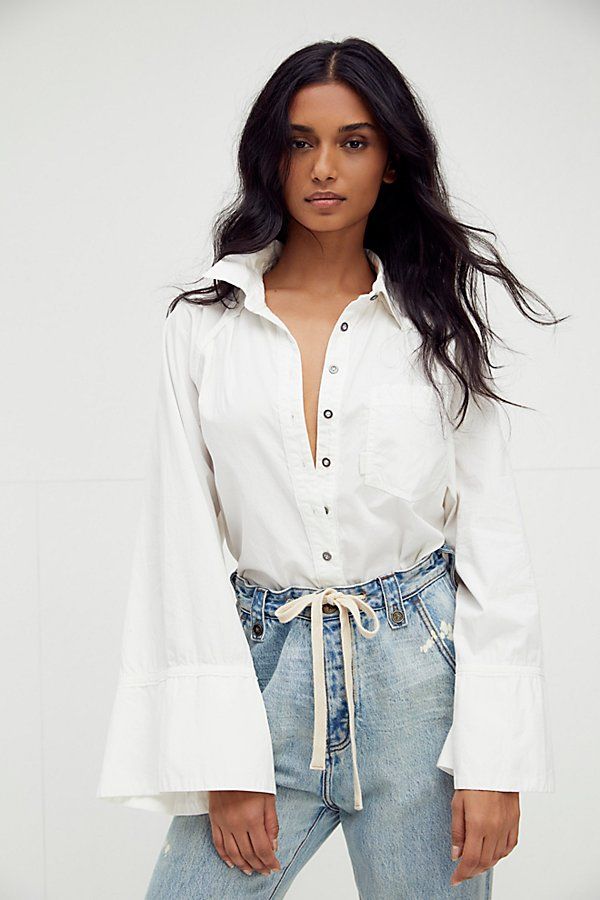 Milano Top by We The Free at Free People, True White, XS | Free People (Global - UK&FR Excluded)