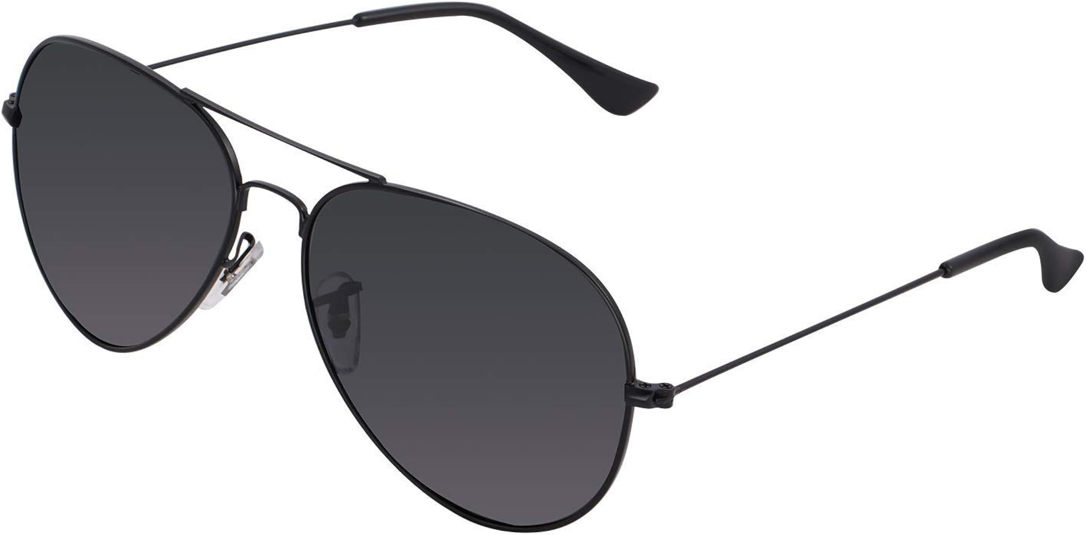 Polarized Aviator Sunglasses for Women Men UV Protection Metal Mirror Frame | Amazon (US)