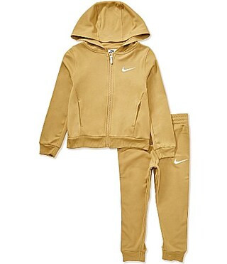 Nike Little Boys Long-Sleeve Performance Dri-FIT Hooded Jacket Matching Jogger Pant Set - 2T | Dillard's