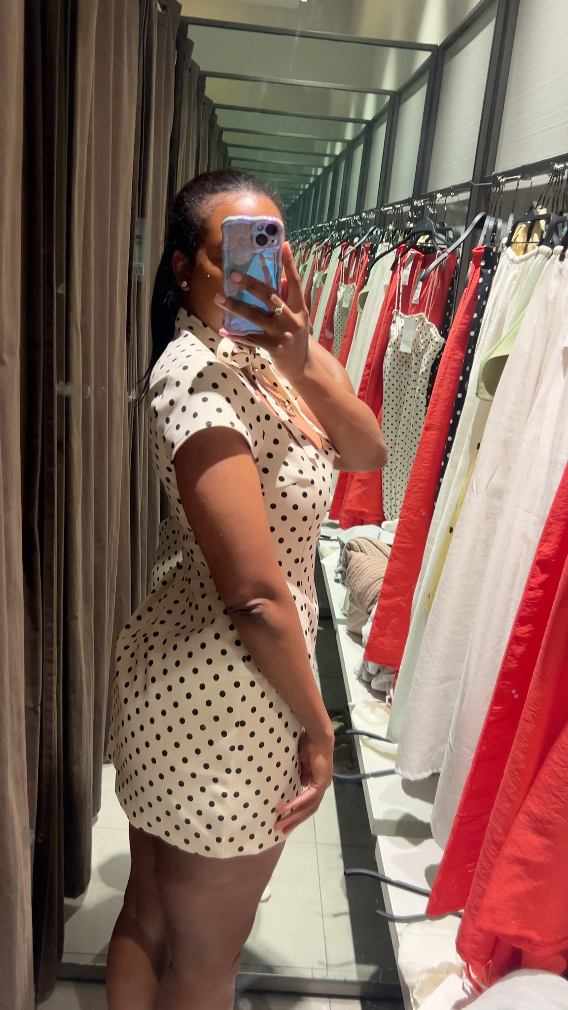 Polka dot dress - I am wearing a size M 

#LTKgrwm #LTKTravel #LTKMothersDay