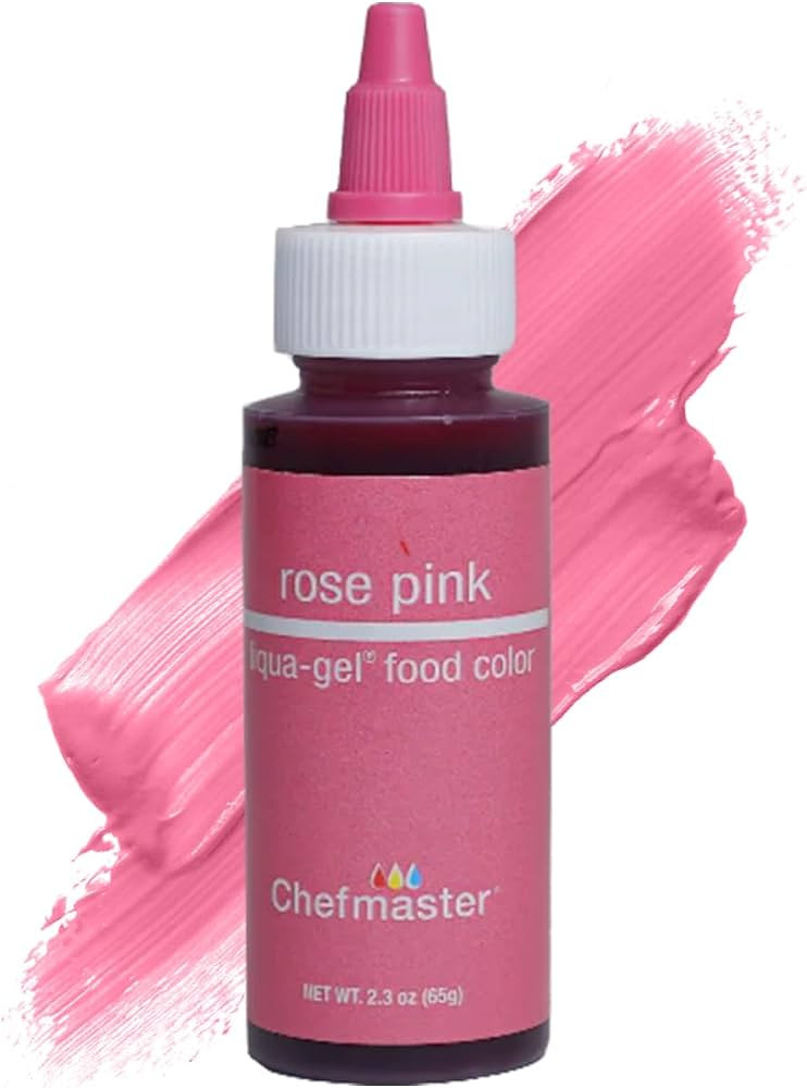 Chefmaster Rose Pink Liqua-Gel® Food Coloring | Vibrant Color | Professional-Grade Dye for Icing... | Amazon (US)