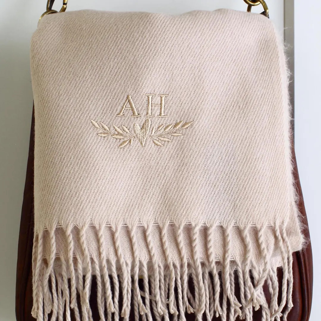 Personalised Luxury Scarf, Christmas Gift, Birthday Gift, Gift for Her, Mother's Day Gift - Etsy | Etsy (US)