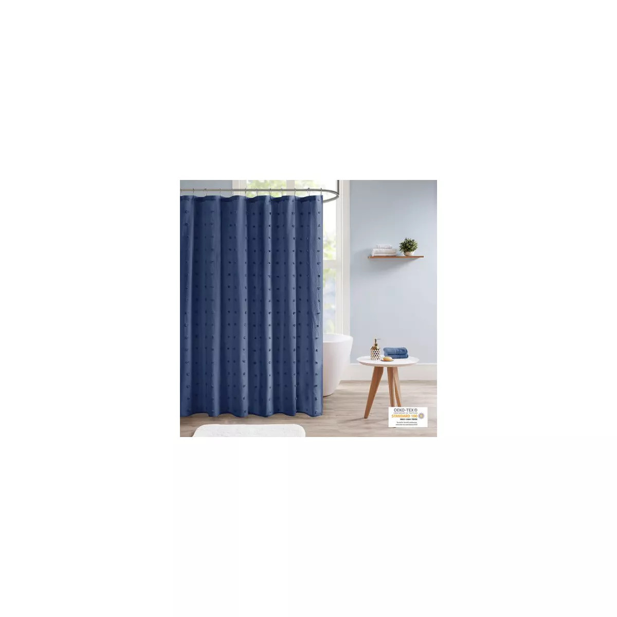 PAGED Shabby Chic Cotton Pom Pom Shower Curtain, 70x72" Cotton Shower Curtain for Bathroom, Yarn ... | Target