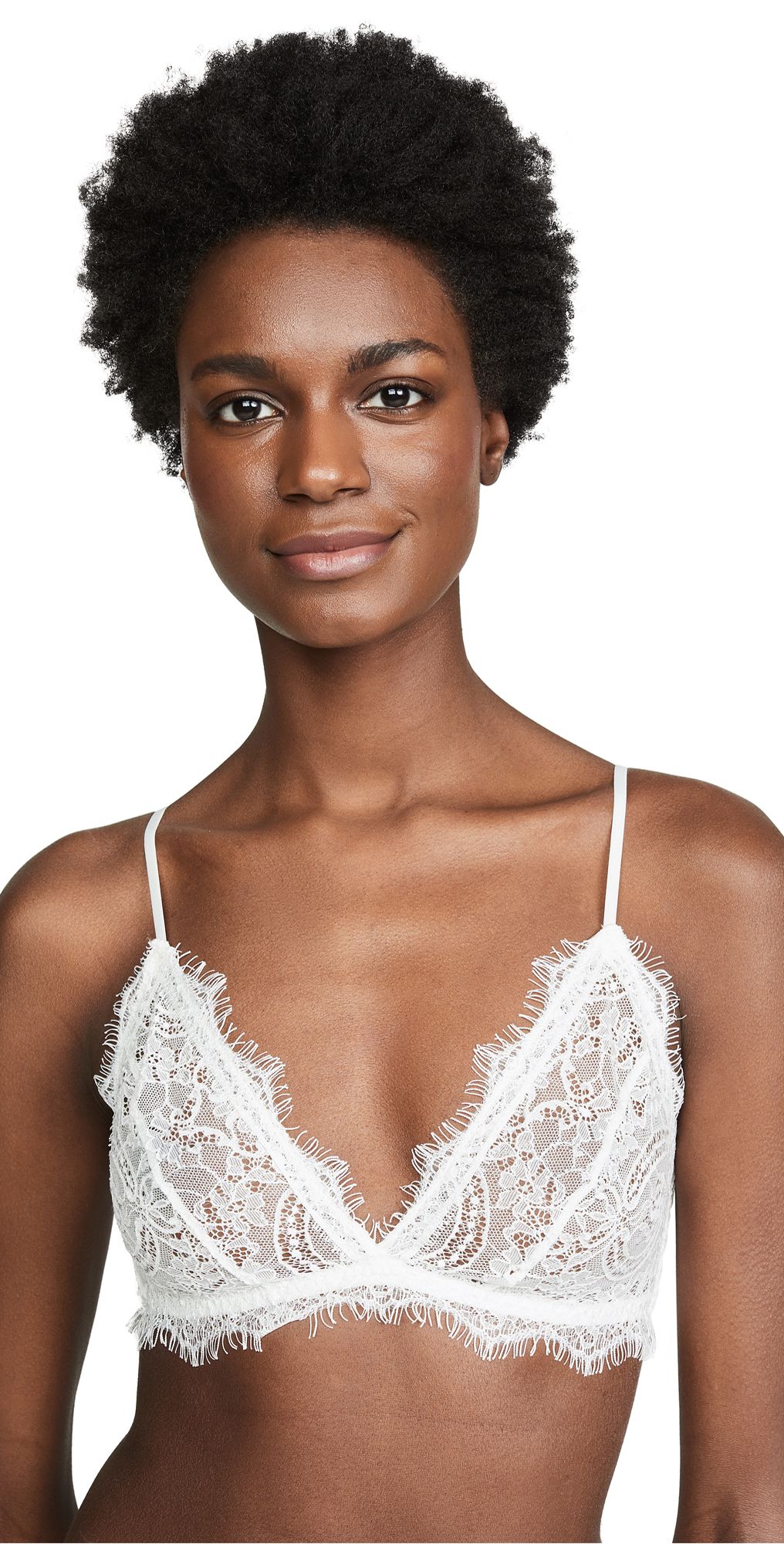 Lace Bra With Trim | Shopbop