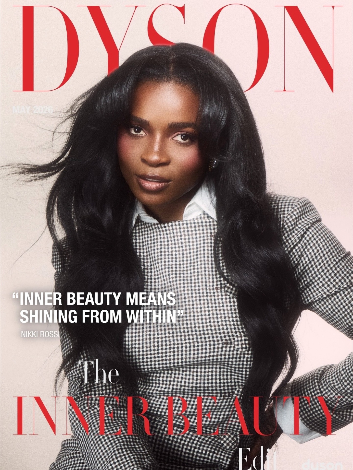 ready for my close up 📸💋🎞️ @dysonbeauty 

literally my dream come true moment!!! My own cover of a magazine with my favourite company 🤍 my heart and amazing hair belongs to Dyson!! 

Hair: @hairbyrachael.b 
Makeup: @zakiyahshani 
Dress: @houseofcb 

#dysonhair #blackgirlluxury #blackgirlhair #blackgirlmakeup #dysonairwrap