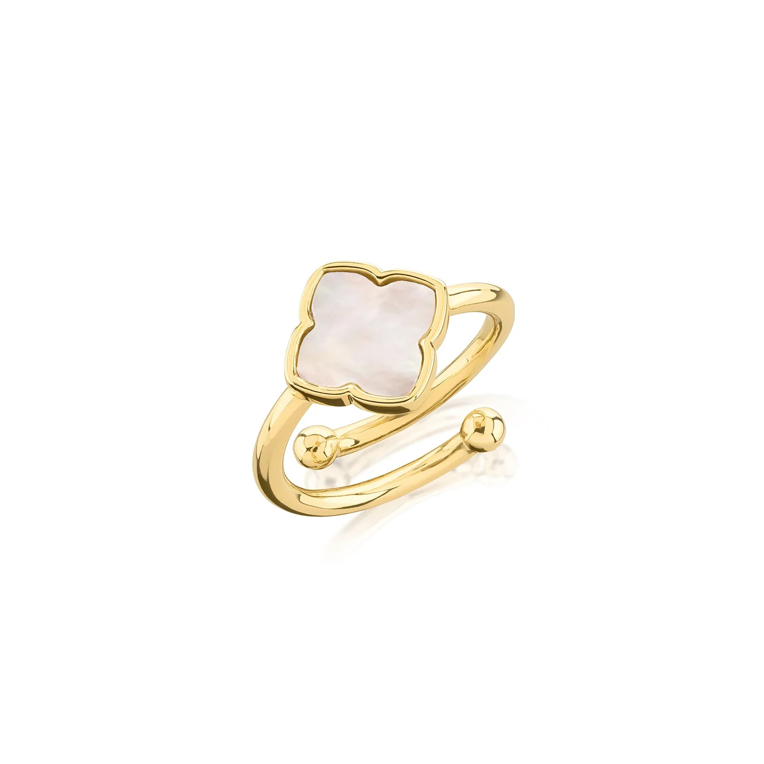 Pearl Clover Ring (Gold) | Abbott Lyon