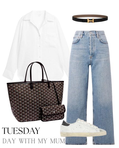 White linen shirt & wide leg jeans 



#LTKuk #LTKover50style #LTKstyletip