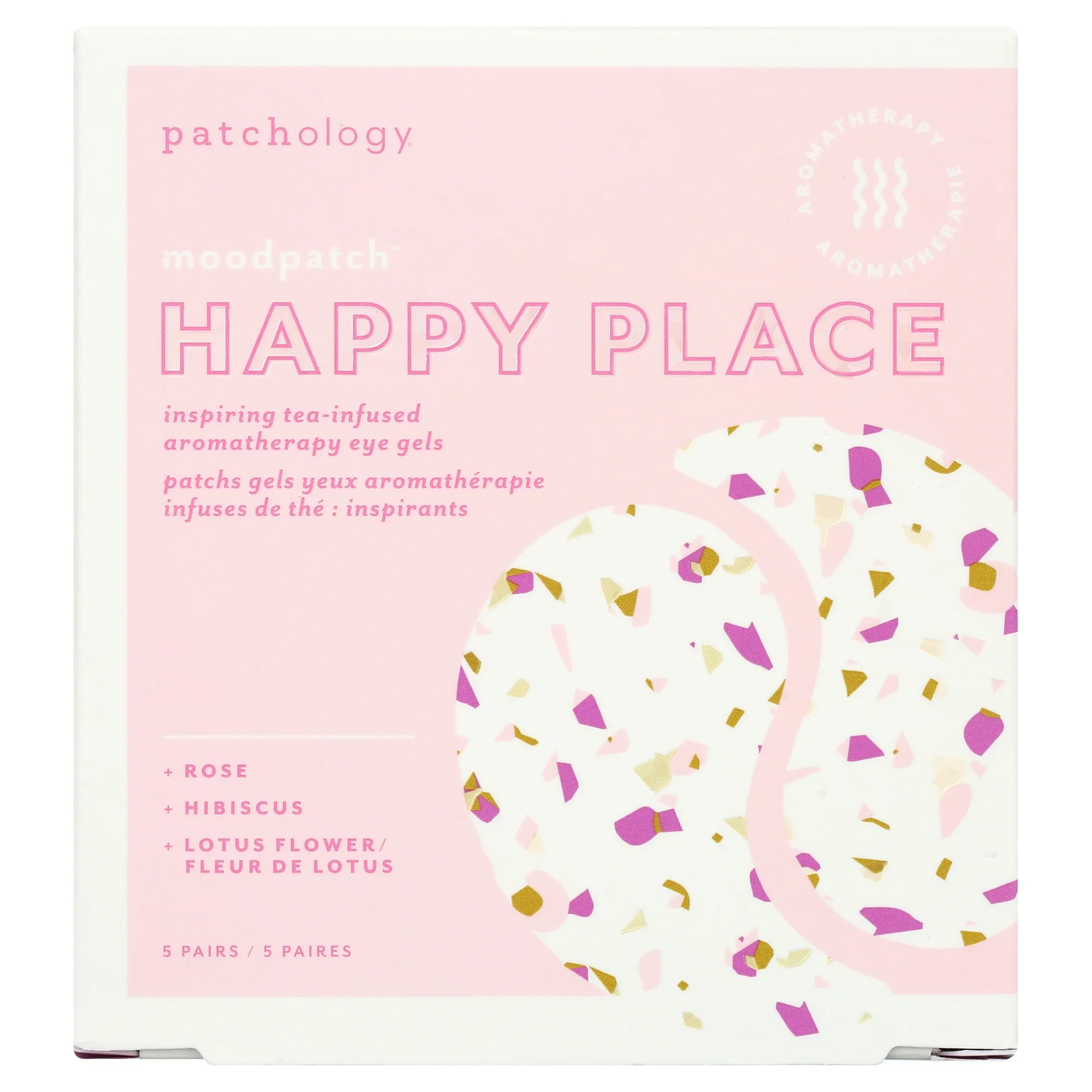 Patchology Moodpatch Happy Place Puffiness and Wrinkles Reducer Under Eye Masks Gel Skin Care, 5 ... | Walmart (US)