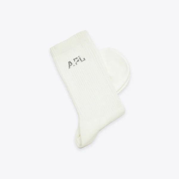 APL Lux Logo Socks Ivory / Cement | APL