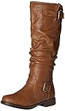 Brinley Co Women's WC-Stormy Wide Calf Riding Boot, Tan, 8.5 M US | Amazon (US)