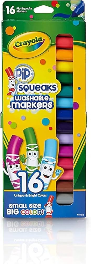 Crayola Pip-Squeaks Washable Markers 16 ea (Pack of 3) | Amazon (US)