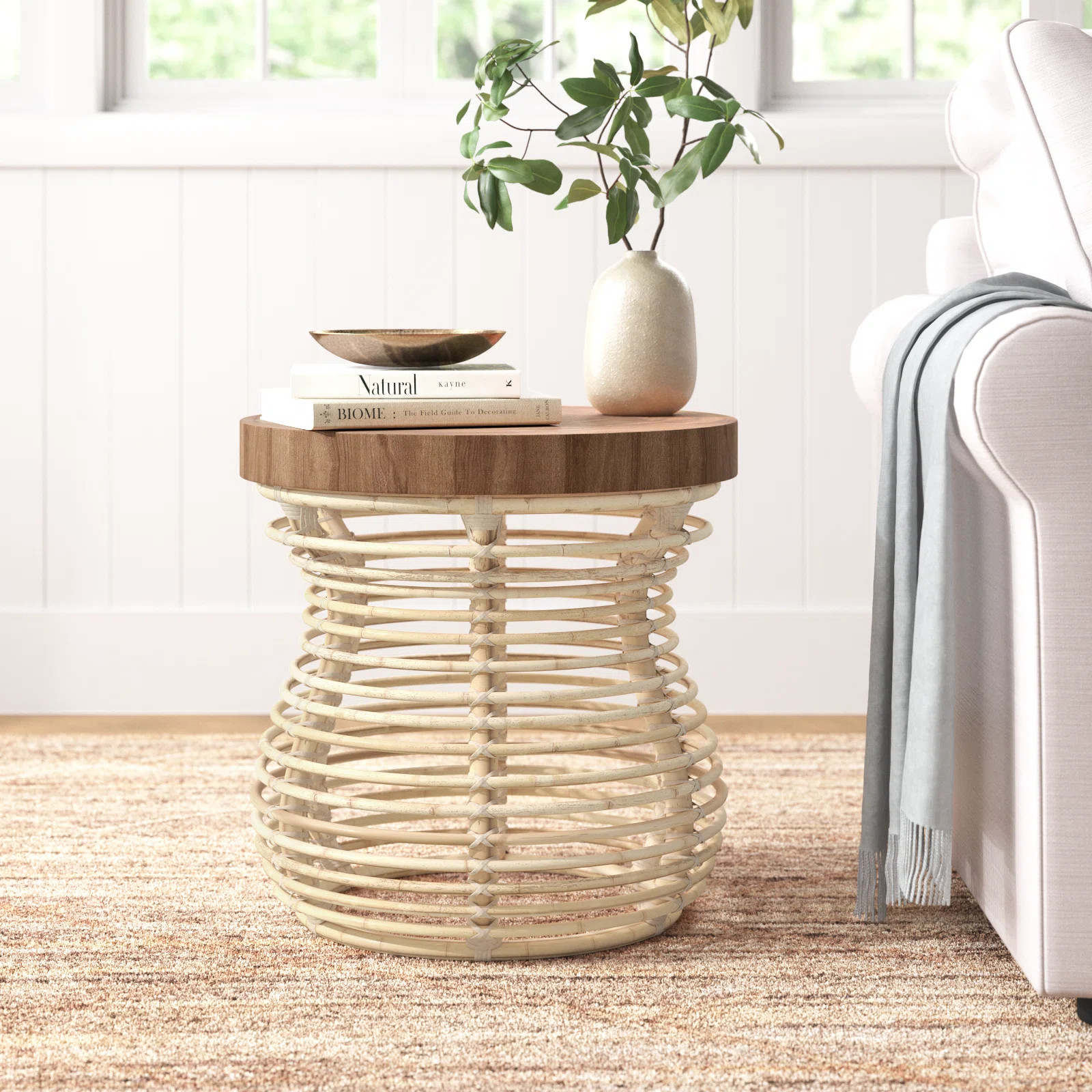 Lottie Solid Wood Top End Table | Wayfair North America