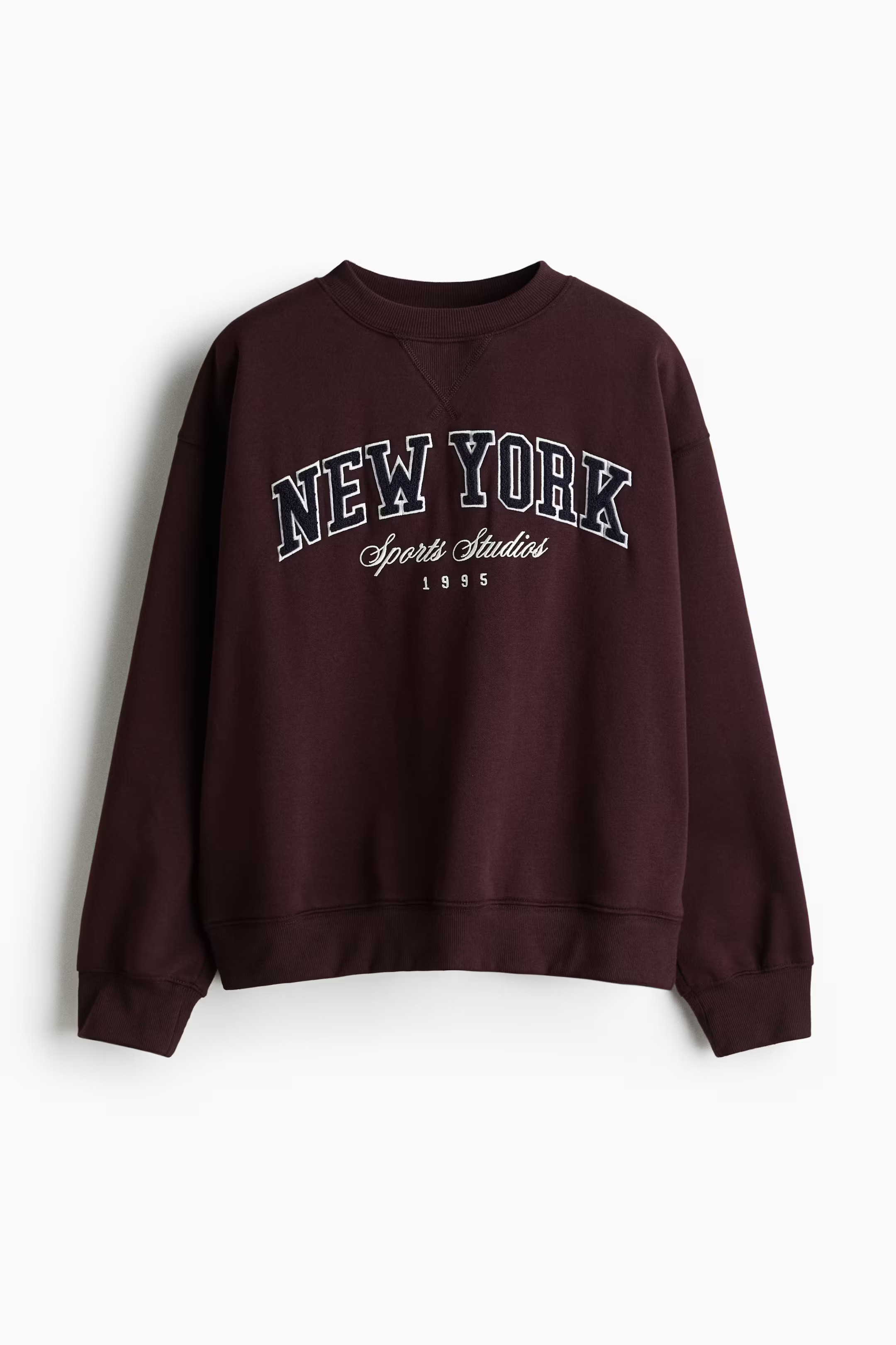 Text-motif sweatshirt | H&M (UK, MY, IN, SG, PH, TW, HK)