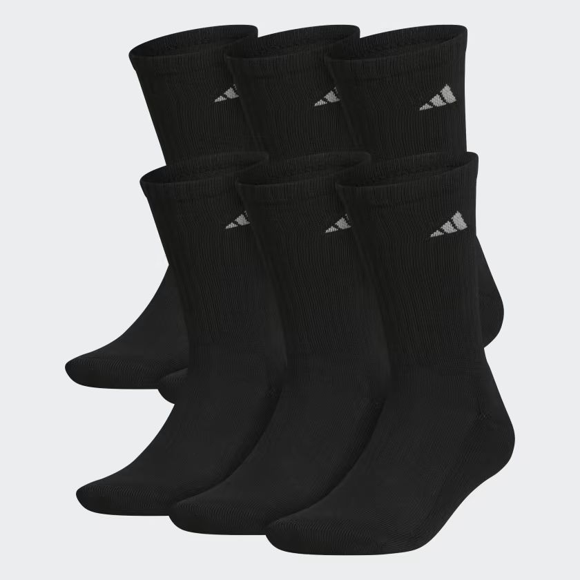 Athletic Cushioned Crew Socks 6 Pairs | adidas (US)