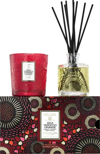 Voluspa Goji Tarocco Orange Scented Candle & Diffuser Set | Nordstrom | Nordstrom