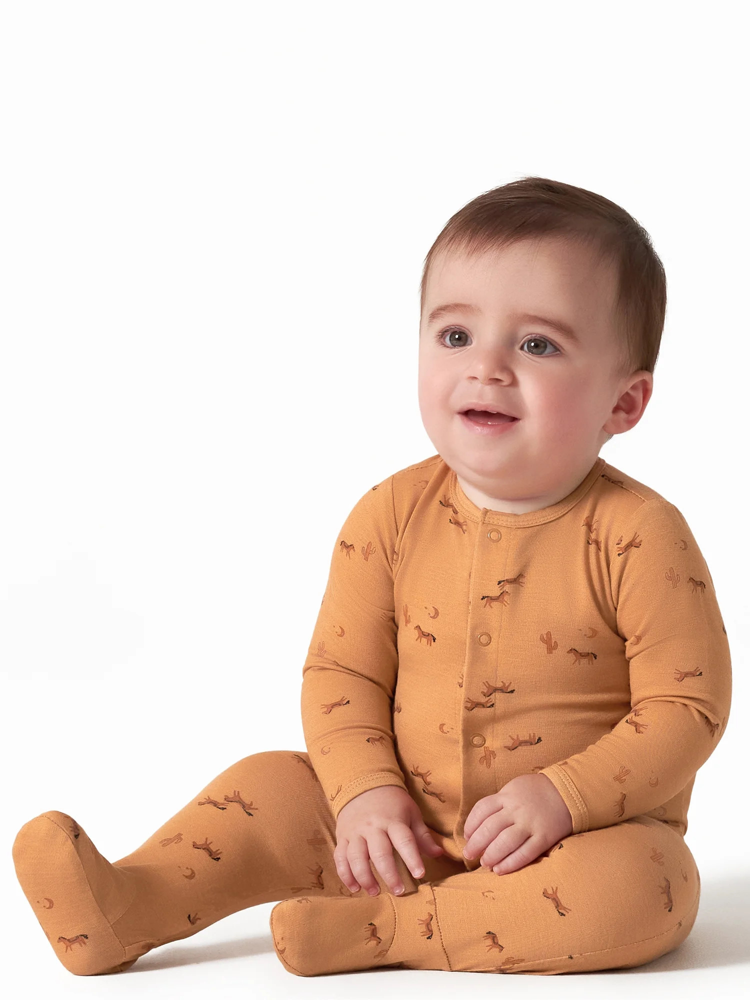 Modern Moments by Gerber Super Soft Baby Unisex Sleep 'n Play Footed Pajamas, Sizes Preemie-6/9M ... | Walmart (US)
