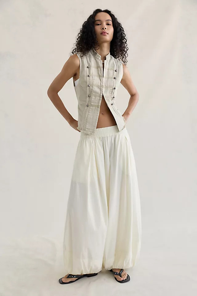 Moonflower Balloon Pants at Free People in Canyon Sunset, Size: Medium | Free People (UK)