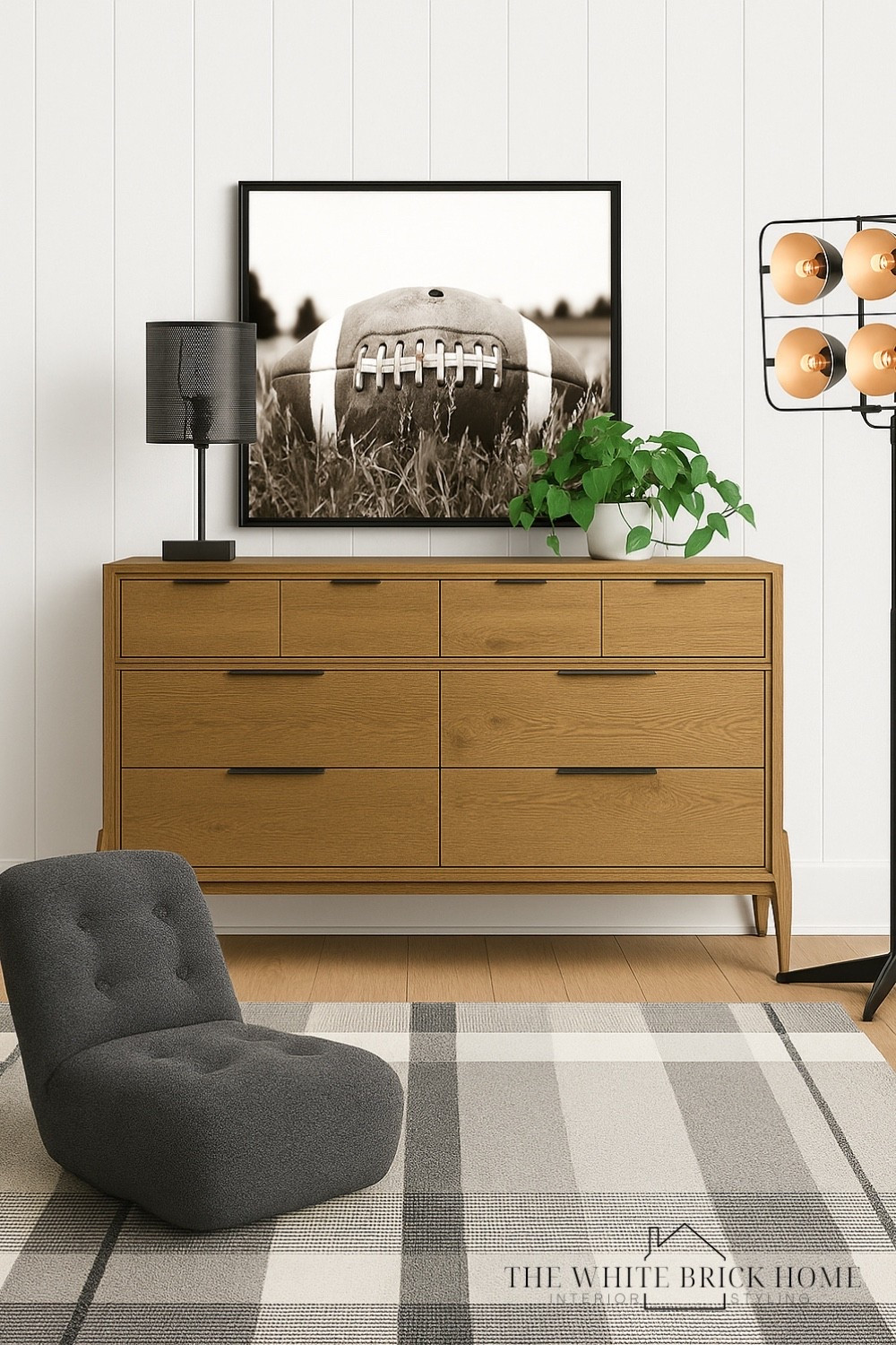 I love this rug for some added pattern and interest in a boys room! Add some sporty lighting for a chic, football themed bedroom.
❤️❤️
Boys room, boys bedroom, kids room, teen boy, teen boy bedroom, teen bedroom, boys room dresser, boys room wall art, boys room gamer chair, boys room chair, boys room lamp, boys room lighting, boys room decor ideas, boys room dresser, boys room rug, football, football themed bedroom, football bedroom design, home decor. Crate and kids, Wayfair, pottery barn teen, minted 


#LTKHome #LTKSaleAlert #LTKKids