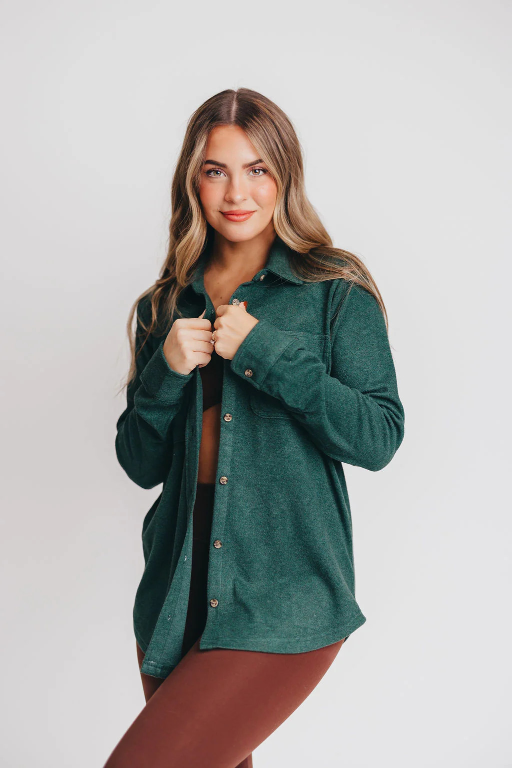 The Lewis Shirt in Evergreen | Worth Collective