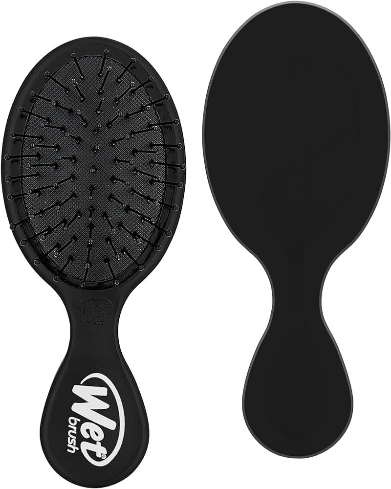 Wet Brush Detangling Brush, Mini Detangler Brush (Black) - Wet & Dry Tangle-Free Hair Brush for W... | Amazon (US)