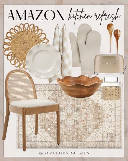 Amazon kitchen refresh must haves! 

#amazonhome

Amazon finds. Amazon home. Amazon kitchen decor. Amazon home decor. Amazon summer kitchen decor. Rattan placemats. Amazon dining chairs. Neutral summer home decor  

#LTKFindsUnder100 #LTKSeasonal #LTKHome
