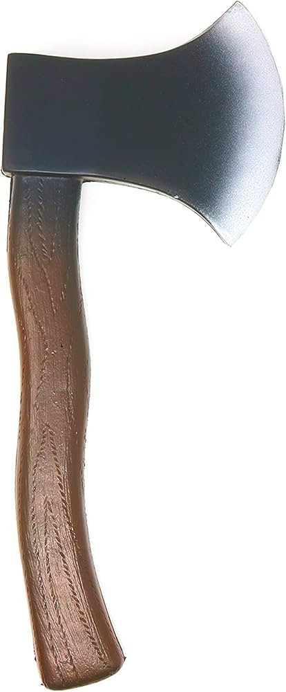 Skeleteen Lumberjack Costume Prop Toy - Wood Look Hatchet Axe Props for Party - 1 Piece | Amazon (US)